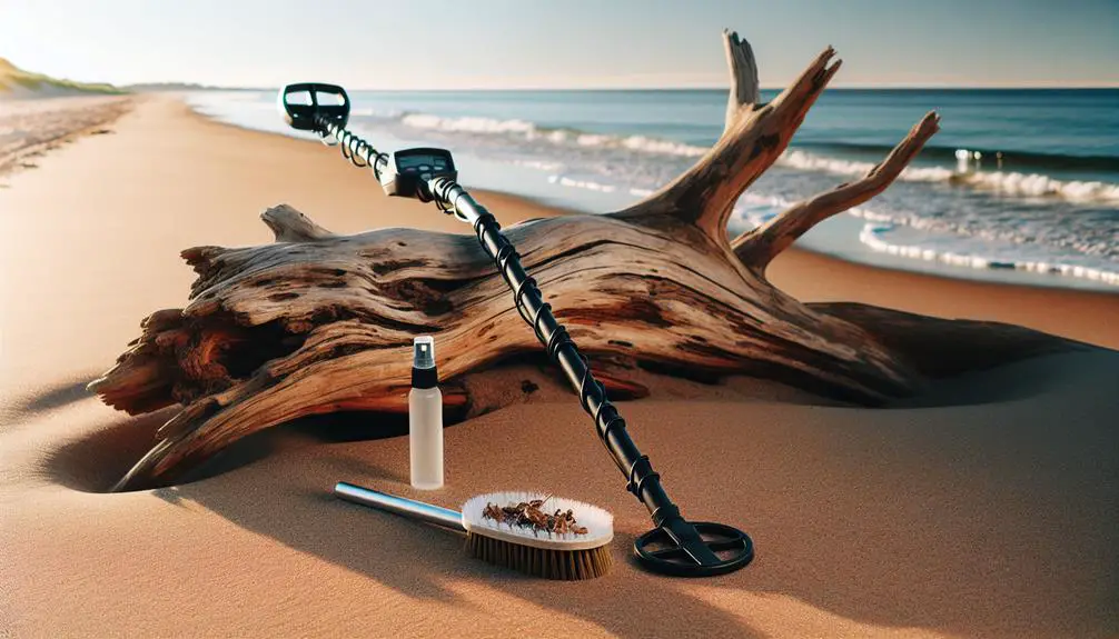 beach metal detecting maintenance