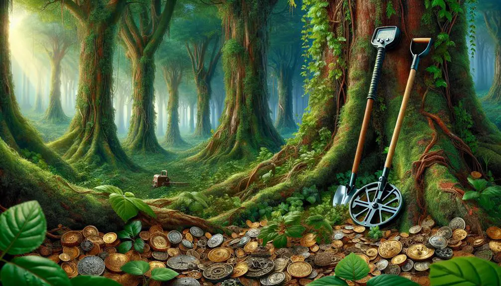 Metal Detecting In Forests 4