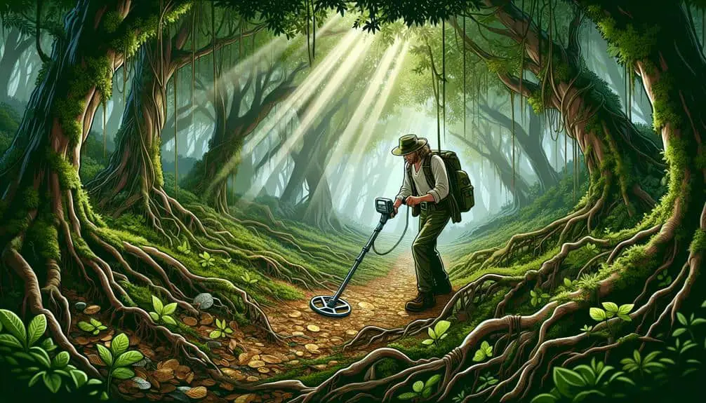 Metal Detecting In Wooded Areas