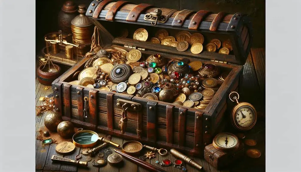 assessing pirate treasure value