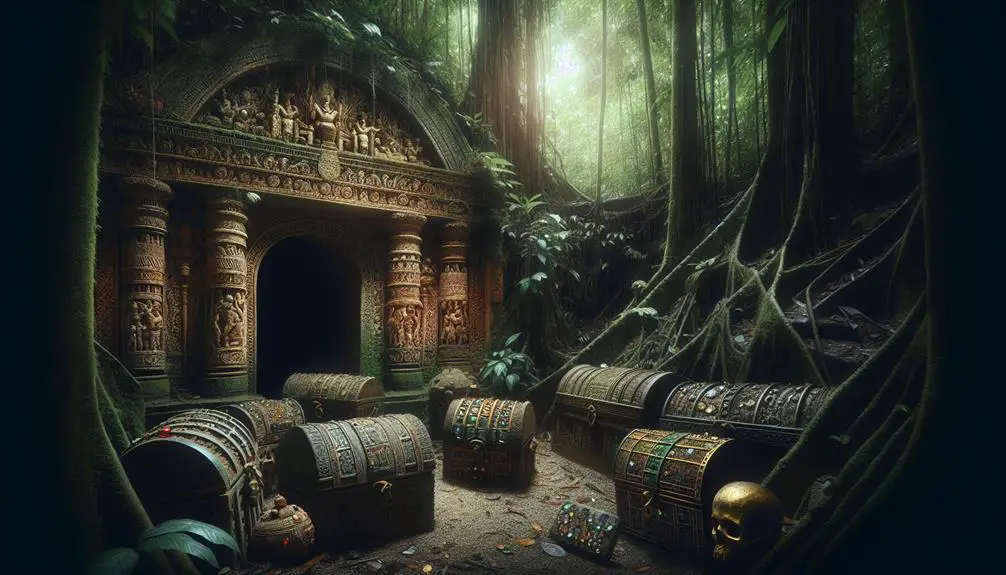 exploring ancient tombs for riches and adventure