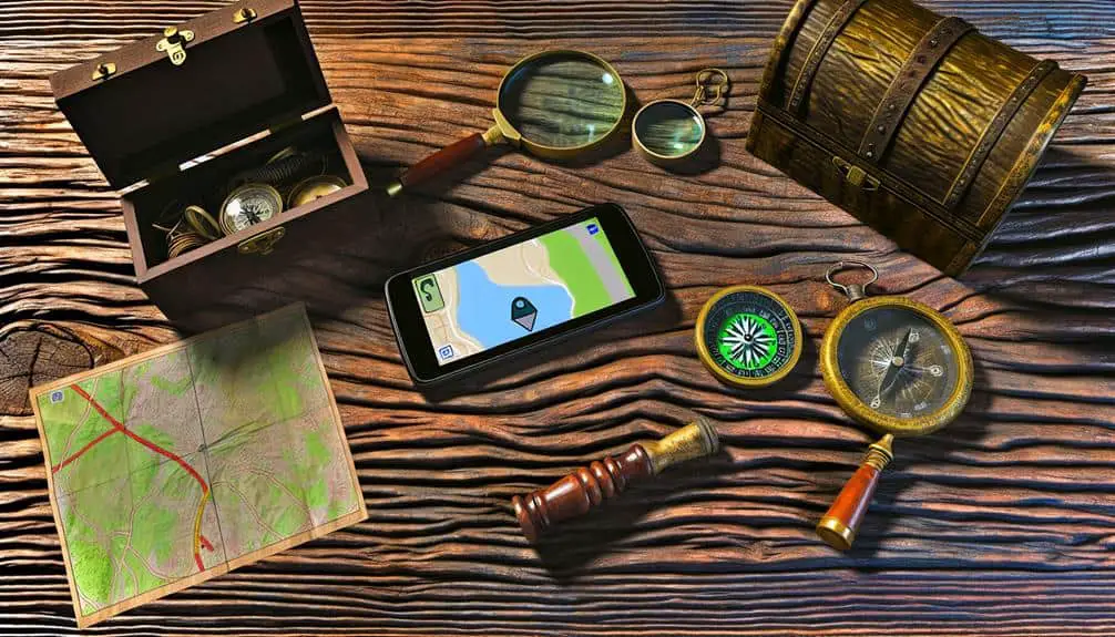 geocaching with a smartphone