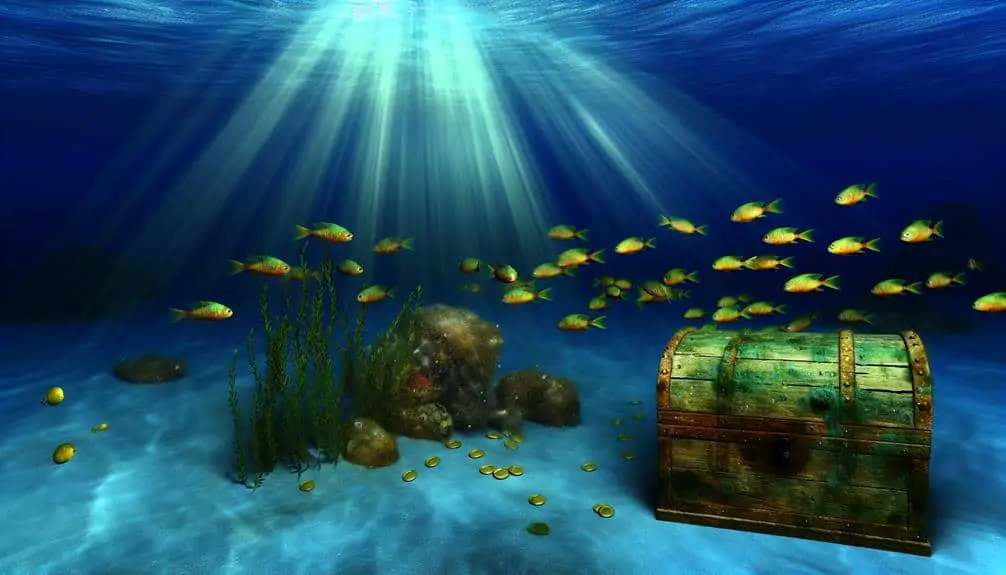 hidden treasures beneath sea