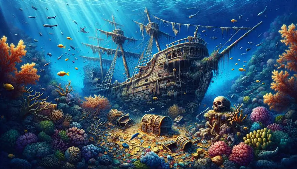 pirate treasure in shipwrecks