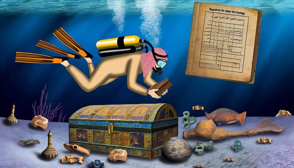 regulations for underwater treasure