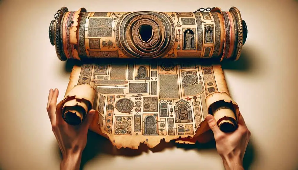 secret compartments in ancient scrolls