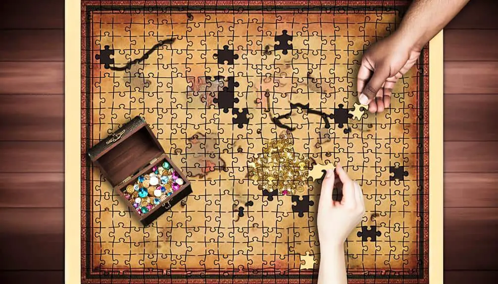 treasure map puzzle entertainment