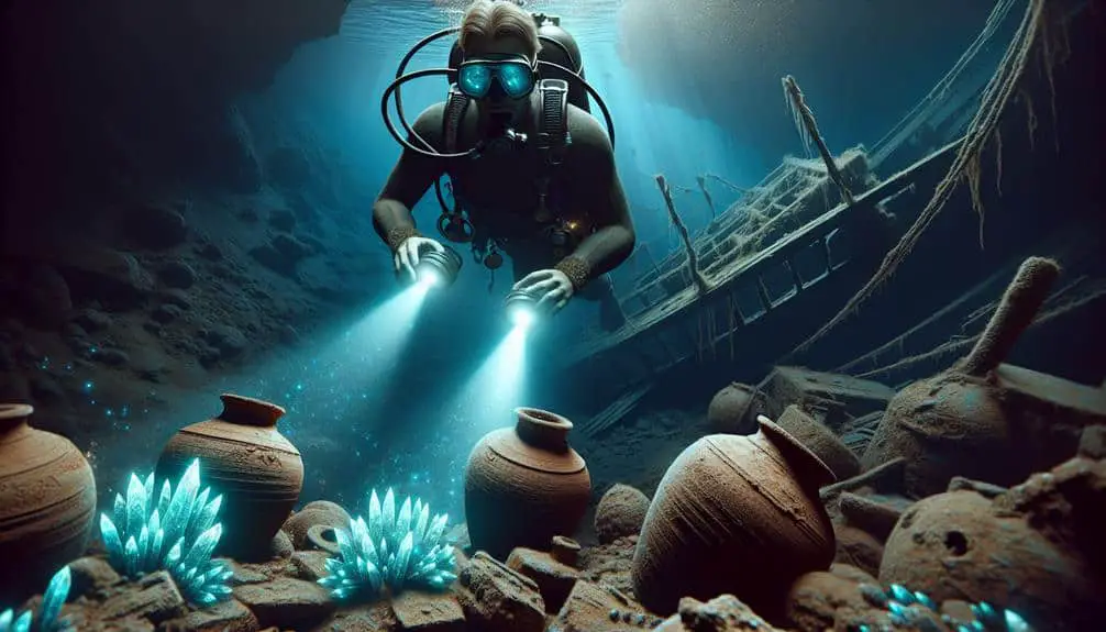 underwater caves hold treasures