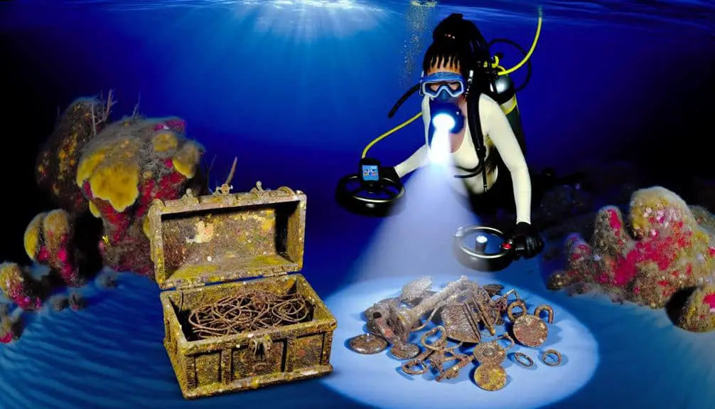 underwater metal detecting gear