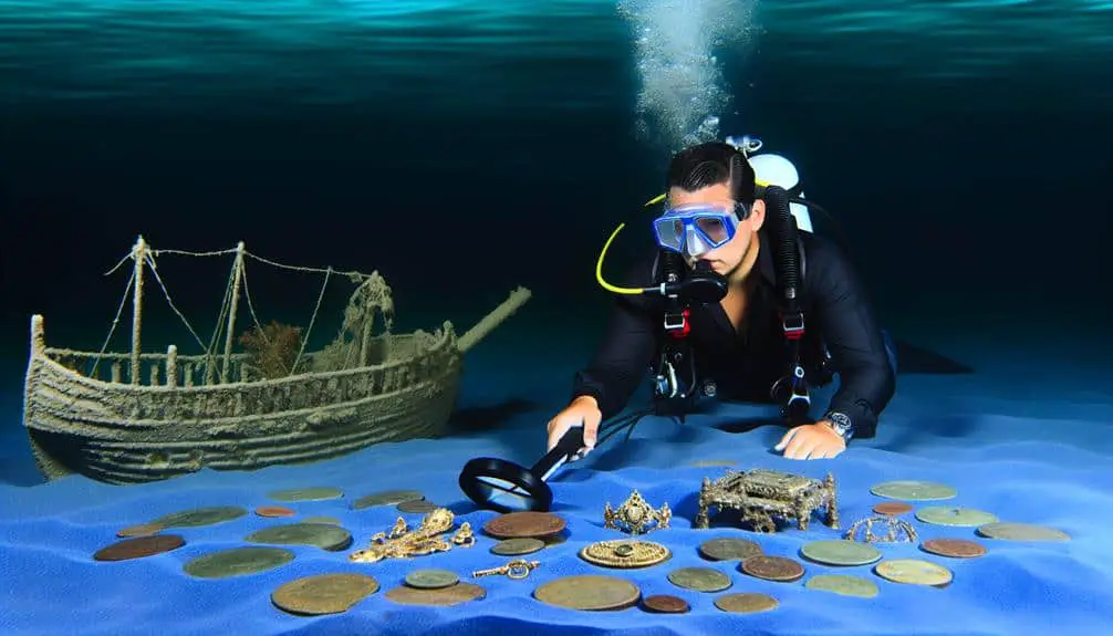 Underwater Metal Detector Treasures