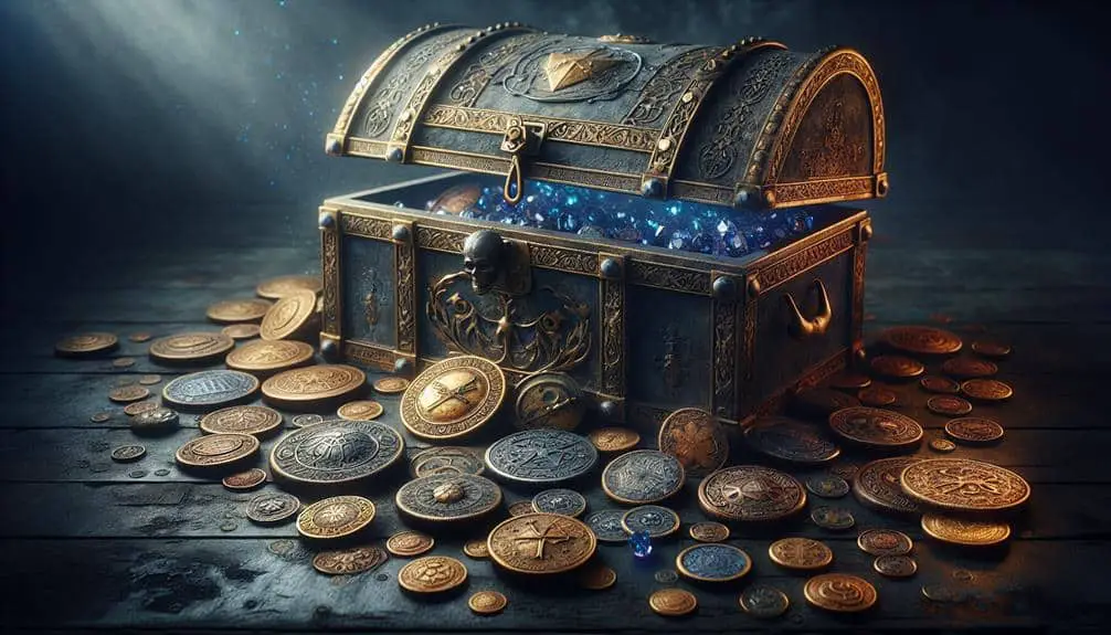 valuable coins in treasures