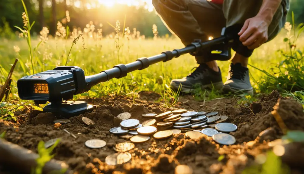 coin hunting with metal detectors