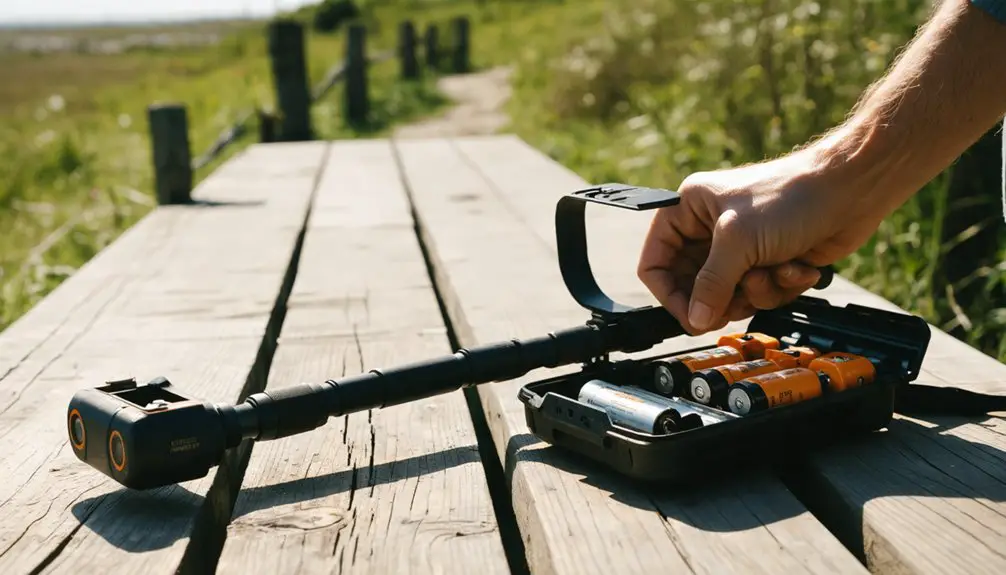 Metal detecting image related to Maximizing Metal Detector Battery Life Tips Examples
