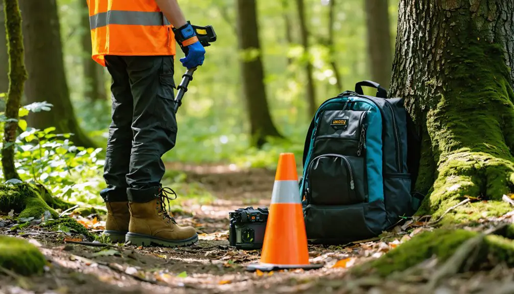 forest metal detecting safety