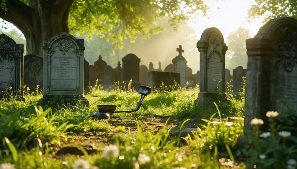 metal detecting cemetery regulations