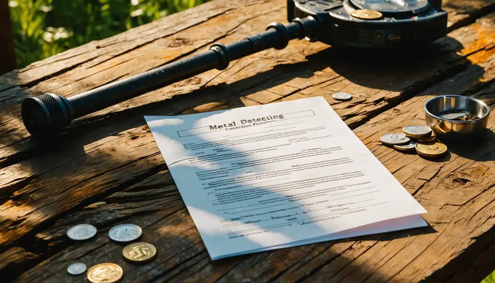 Metal detecting image related to Metal Detecting Permission Form