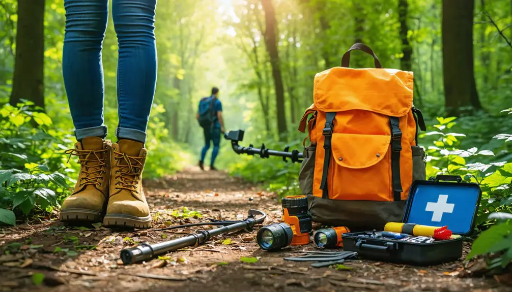 metal detecting safety tips