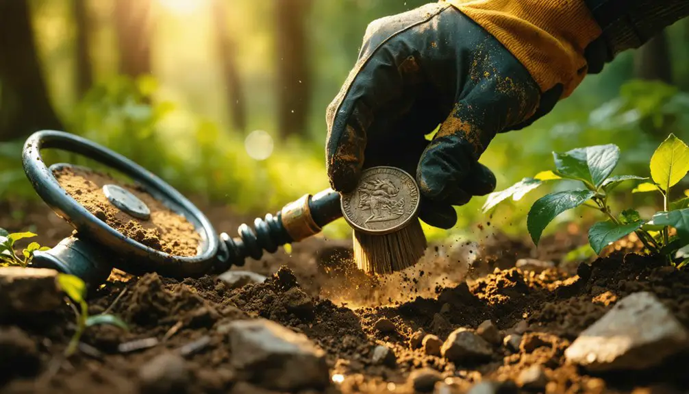 metal detecting valuable artifacts