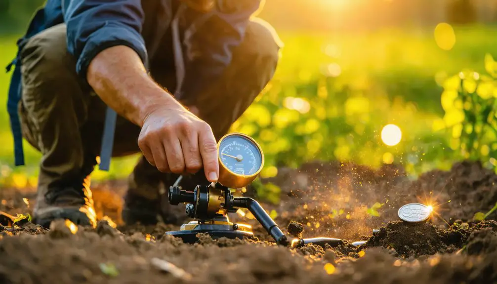 metal detector calibration skills