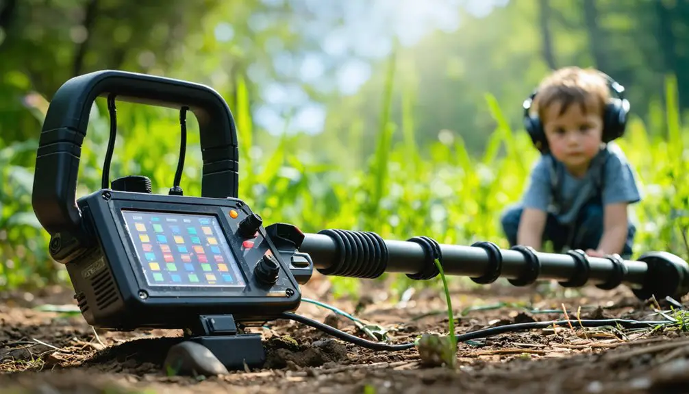 Metal detecting image related to How The Simultaneous Multi Frequency Metal Detector Works