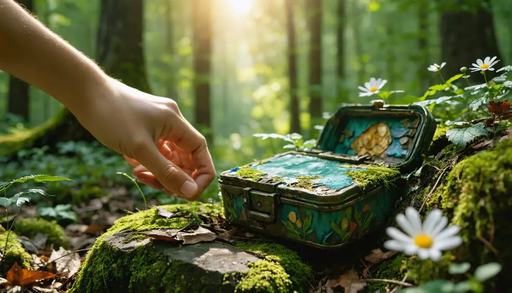 Metal detecting image related to Geocaching Rocks Get Outside Explore