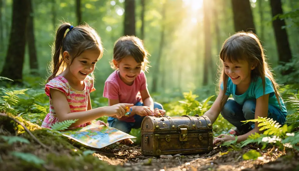 Metal detecting image related to Geocaching For Kids A Treasure Hunt Adventure
