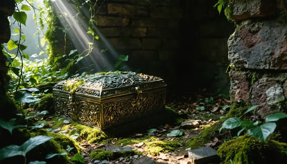 secret compartments in ruins