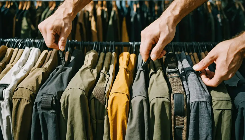 selecting suitable fabric materials