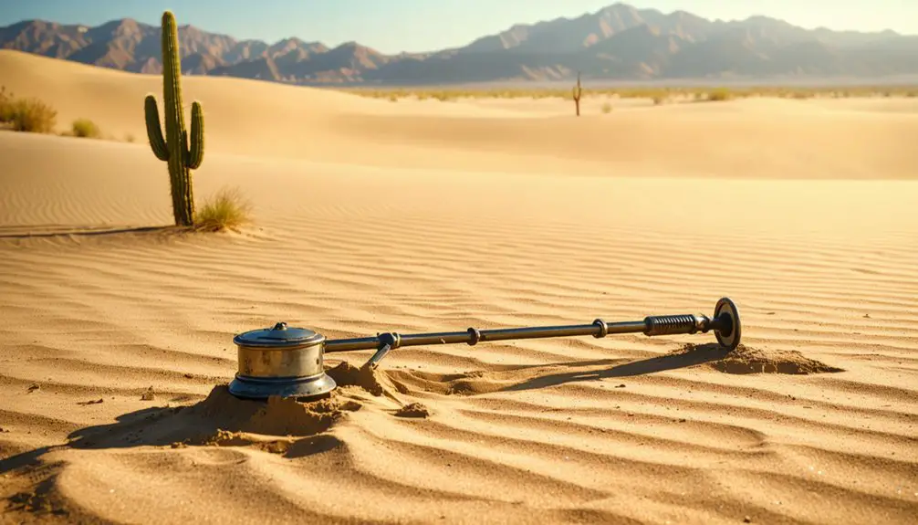 treasure hunting in deserts