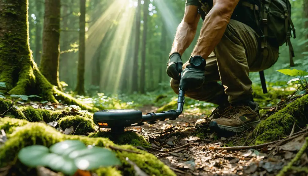 treasure hunting in nature
