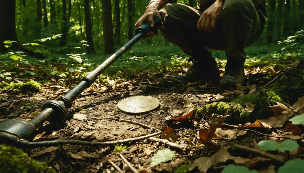 treasure hunting in nature