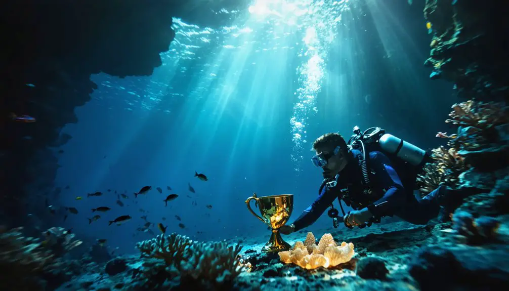 Metal detecting image related to Mastering Techniques For Underwater Treasure Hunting Success
