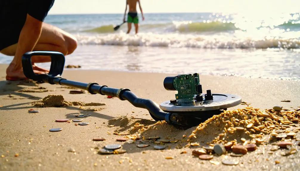 using a metal detector