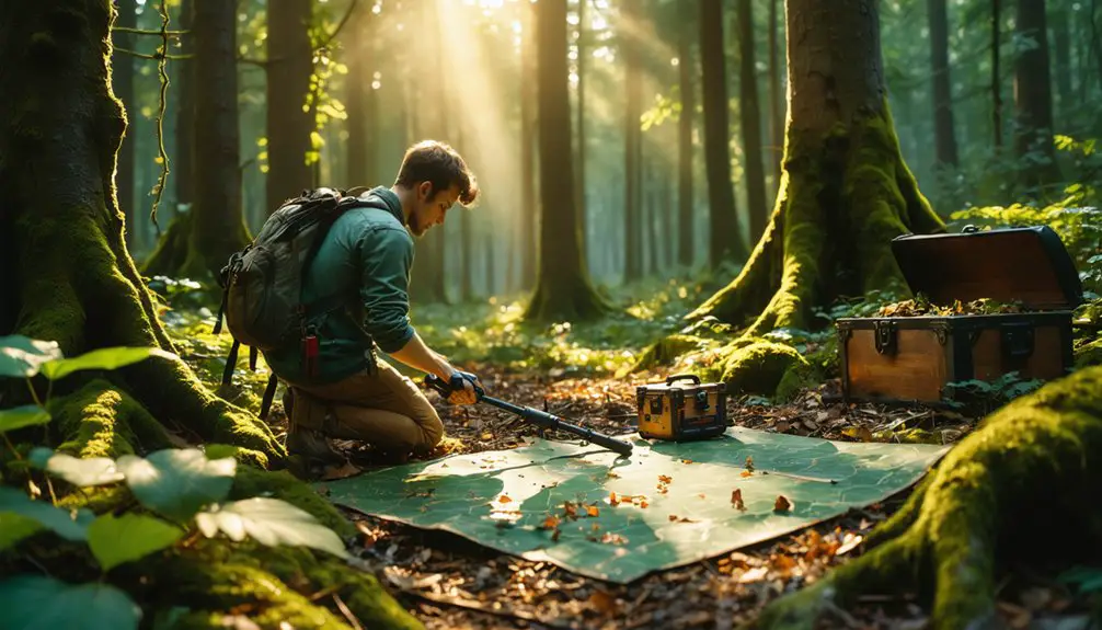 wooded area search techniques