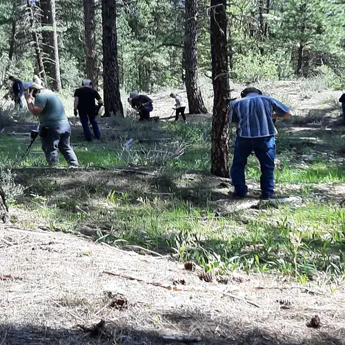 Club Members Metal Detecting
