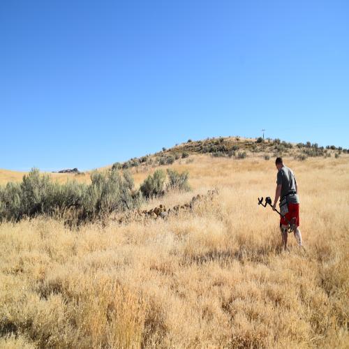 Jason Metal Detecting in Idaho