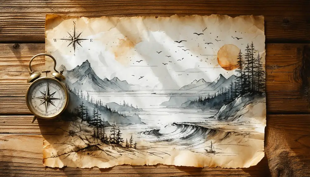 artistic map design elements