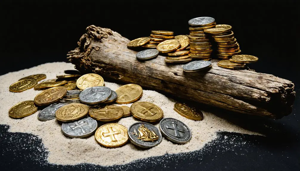 authentic pirate treasure coins
