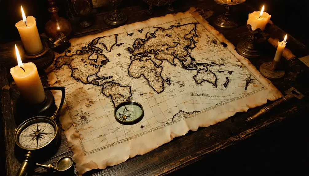 authenticating historical pirate maps
