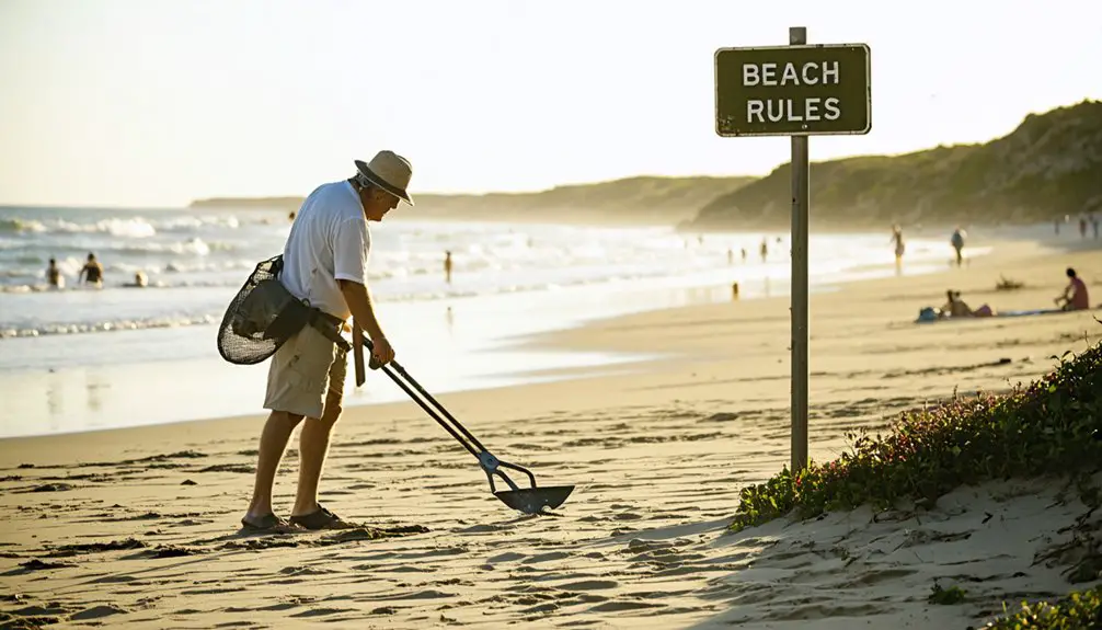 beach metal detecting guidelines