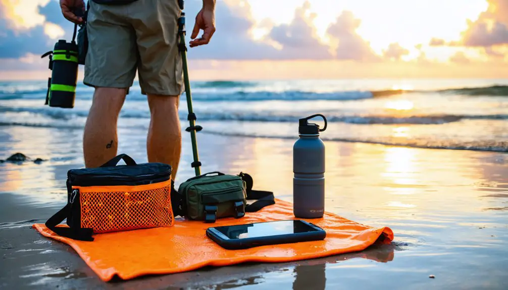 beach metal detecting safety