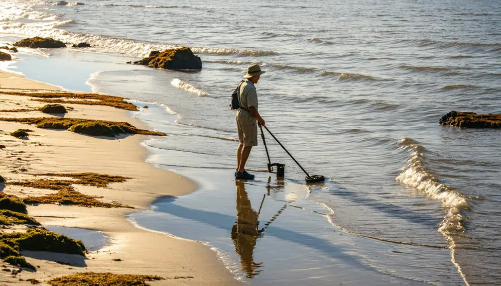 beach treasure hunting adventure