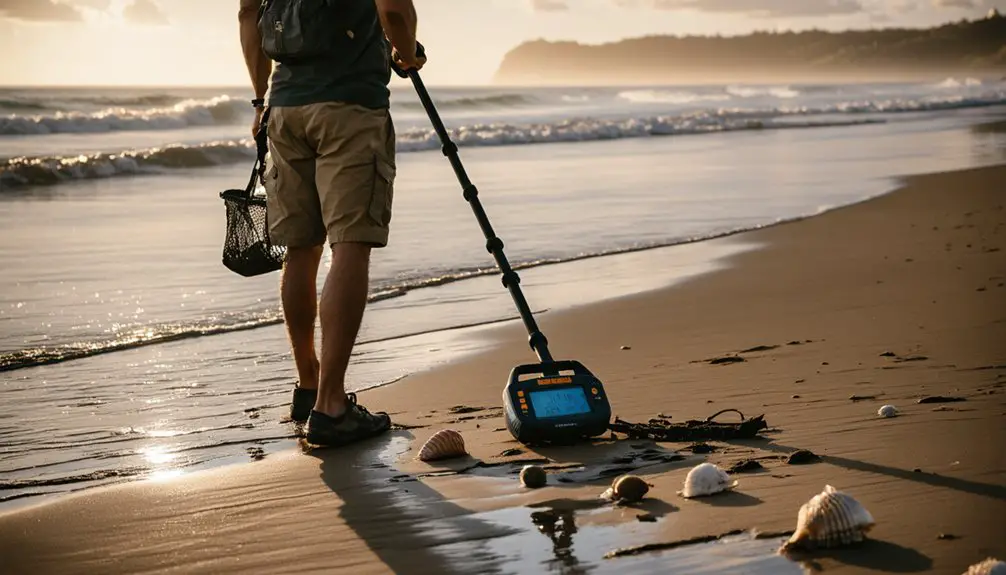 beach treasure hunting techniques