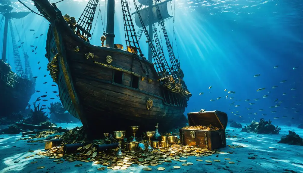 buried riches from shipwrecks