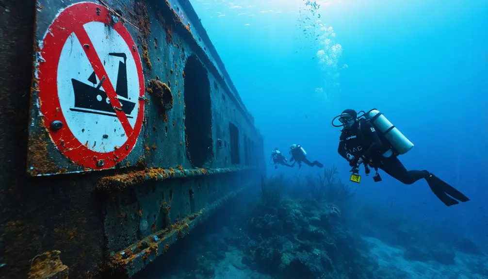 certified safe wreck diving
