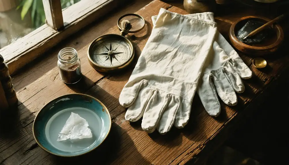 cleaning and preserving relics
