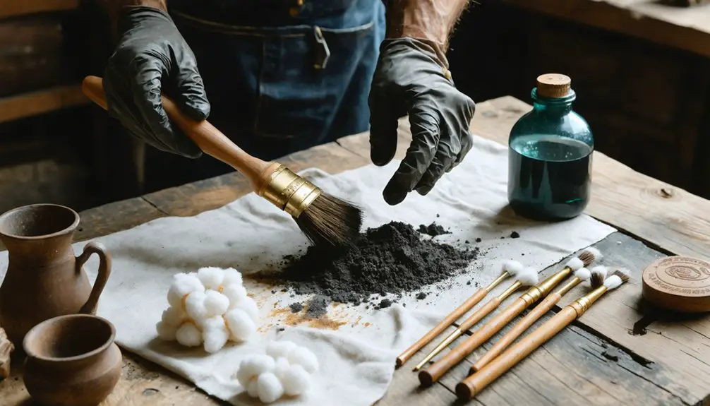 cleaning unearthed treasures safely