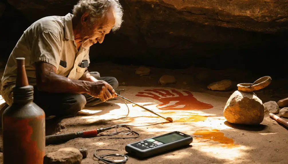 collaborative indigenous rock art conservation
