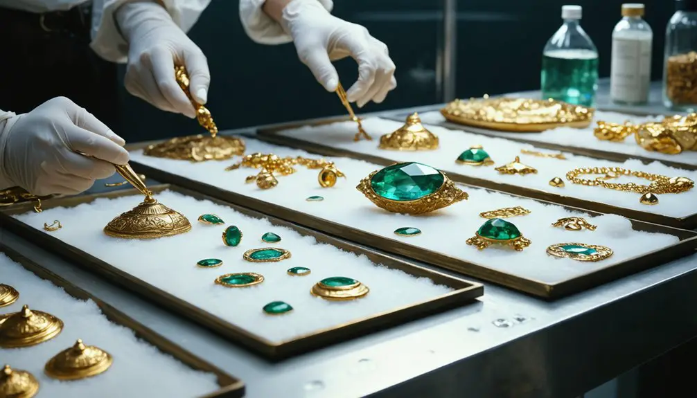 conserving salvaged pirate treasure