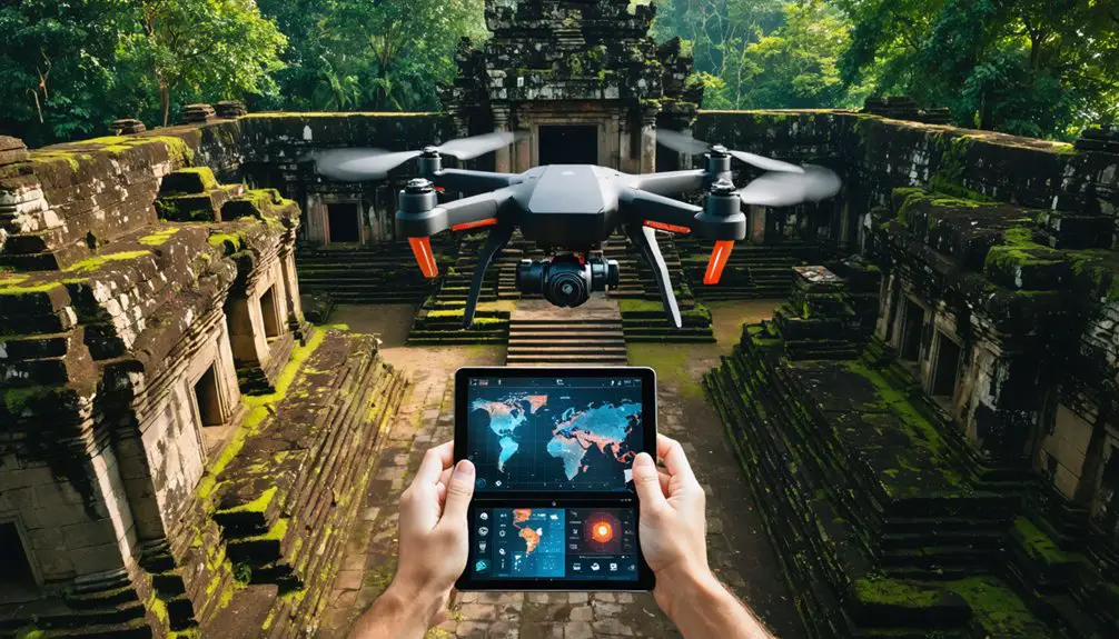 drone assisted treasure mapping